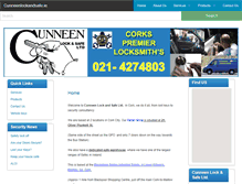 Tablet Screenshot of cunneenlockandsafe.ie
